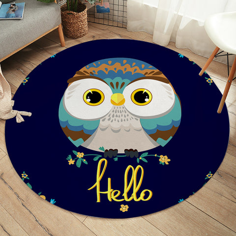 Image of Hello Owl SW2341 Round Rug