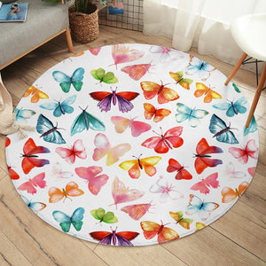 Butterflies SW2029 Round Rug