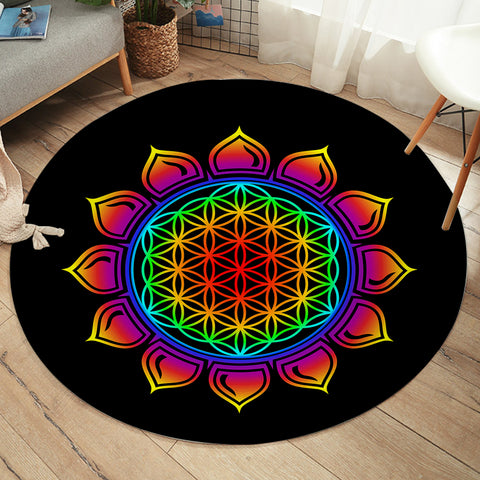 Image of Lotus Design SW2390 Round Rug