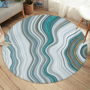 Pearly Lines SW2491 Round Rug