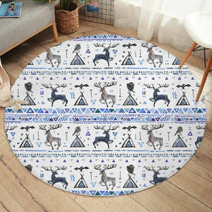 Tribal Winter SW2173 Round Rug