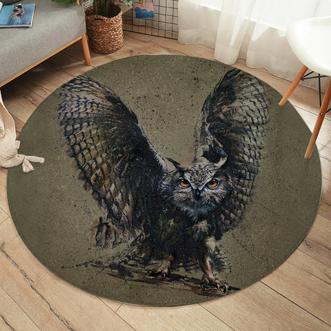 Image of Owl Stance SW2040 Round Rug