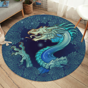 Icy Wyvern SW1672 Round Rug