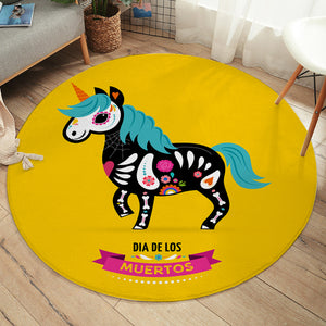 X-rayed Unicorn SW1851 Round Rug