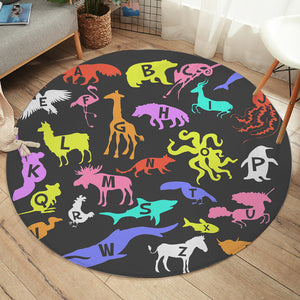 Animal Shapes SW1825 Round Rug