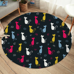 Kitty SW1900 Round Rug