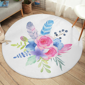 Rose Hairpin SW2412 Round Rug