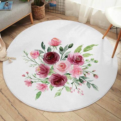 Image of Rose Bunch SW2334 Round Rug