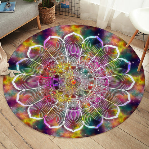 Image of Lotus Design SW2381 Round Rug