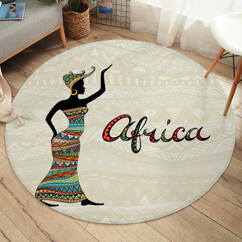 Image of Africa SW1830 Round Rug