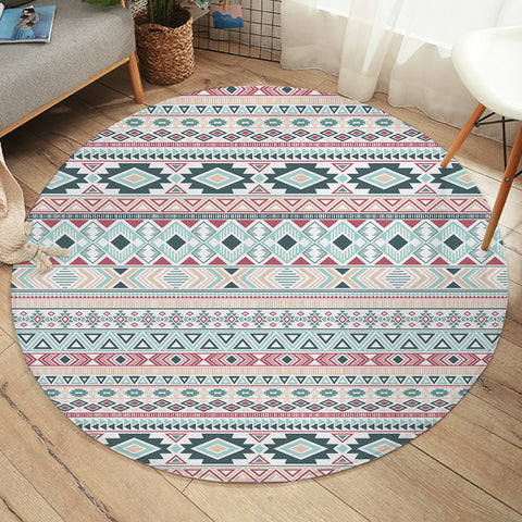 Image of Line Decoration SW2083 Round Rug