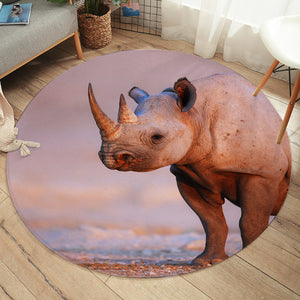 3D Rhino SW1634 Round Rug