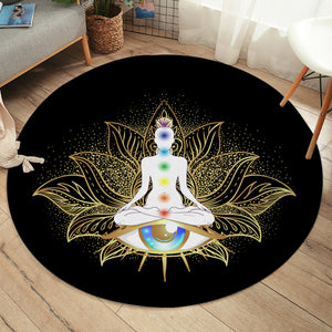 Chakra Meditation SW1894 Round Rug