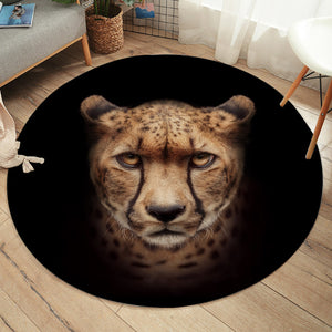3D Cheetah Mugshot SW2506 Round Rug