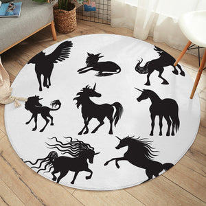 Unicorn Shades SW1833 Round Rug