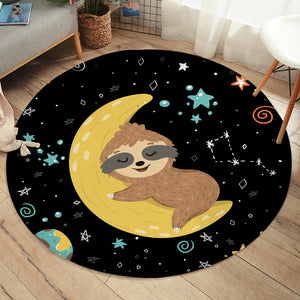 Luna Sloth SW1628 Round Rug