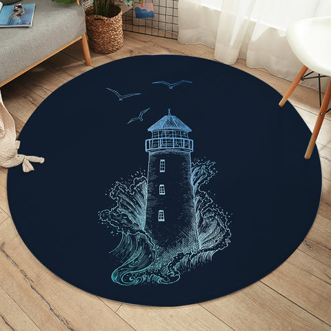 Image of Lighthouse SW2393 Round Rug