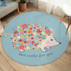 Wishful Hedgehog SW1620 Round Rug