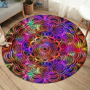 Colorful Mandala SW2193 Round Rug