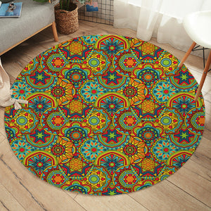 Stylized Stars SW1840 Round Rug