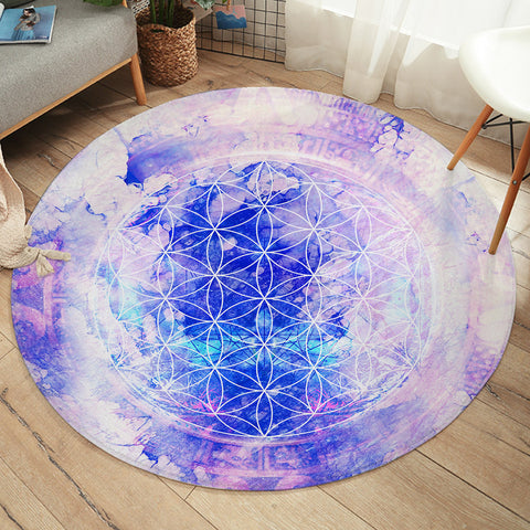 Image of Glass Window SW2007 Round Rug