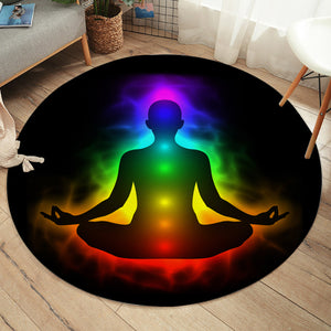 Meditation Chakras SW2470 Round Rug