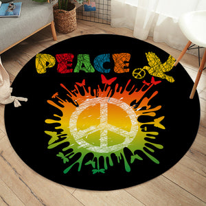 Peace SW1899 Round Rug