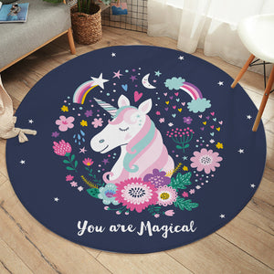 Magical Unicorn SW1848 Round Rug