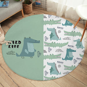 Wild Life Crocodile SW2084 Round Rug