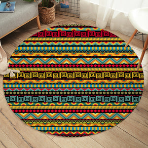 Line Decoration SW1843 Round Rug