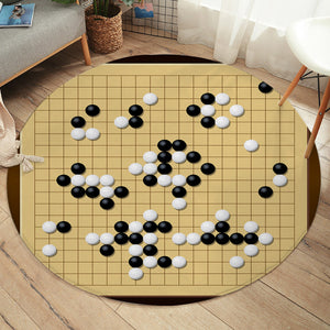 Go Game Board SW1901 Round Rug