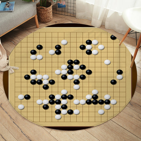 Image of Go Game Board SW1901 Round Rug