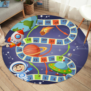 Space Game SW1710 Round Rug