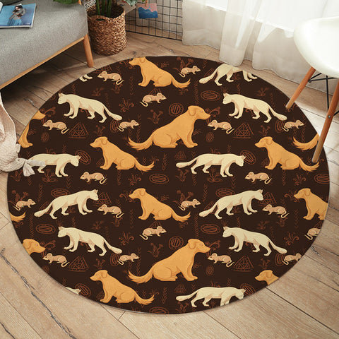 Image of House Pets SW2395 Round Rug