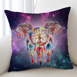 Angellic Dream Catcher Galaxy Cushion Cover - Beddingify