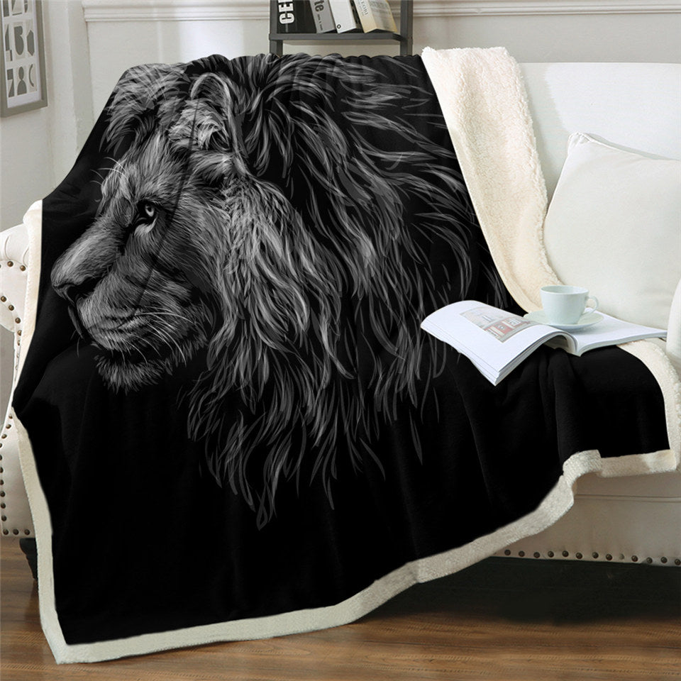 Black Lion SWMT2492 Sherpa Fleece Blanket