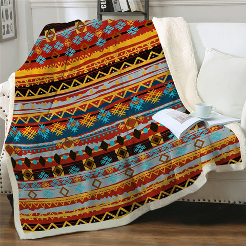 Image of Edging Designs Sherpa Fleece Blanket