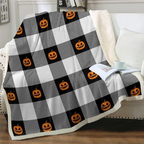 Image of Pumpkin Network Sherpa Fleece Blanket