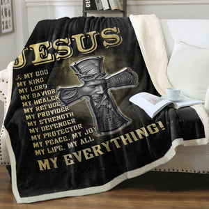 JESUS My Everything SWMT9811 Fleece Blanket