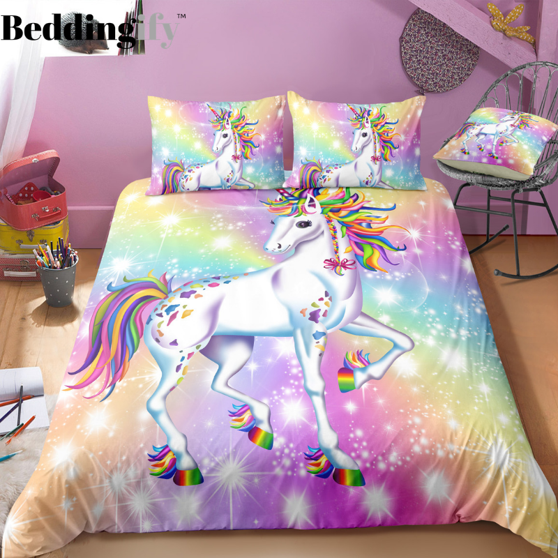 Bling Bling Unicorn Bedding Set - Beddingify