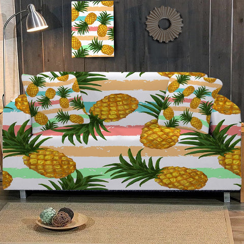 Image of Pineapple Party Sofa Cover - Beddingify