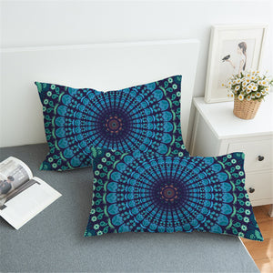 Aquatic Mandala Pillowcase