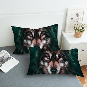 Jungle Wolf Pillowcase