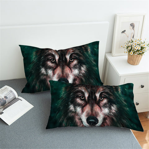 Image of Jungle Wolf Pillowcase