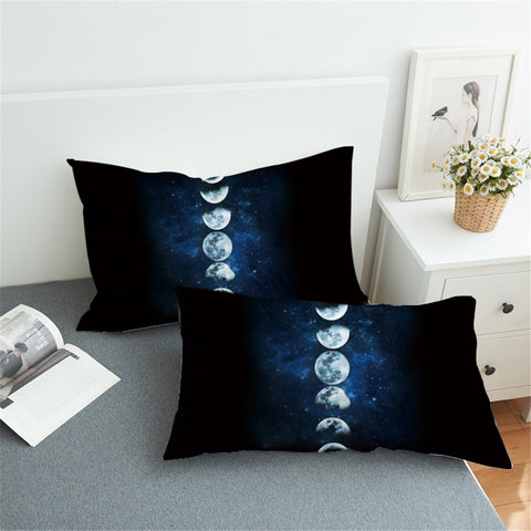 Image of Moon Phases Space SPC011340022 Pillowcase