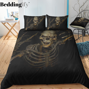"Bones" Skull Bedding Set - Beddingify