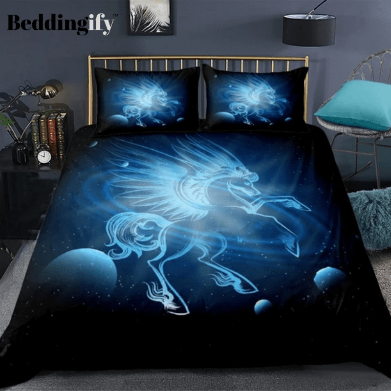 Unicorn sales galaxy bedding