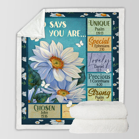 Image of Say You Are SWMT9813 Fleece Blanket