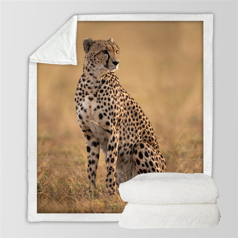 Image of Leopard SWMT2515 Sherpa Fleece Blanket