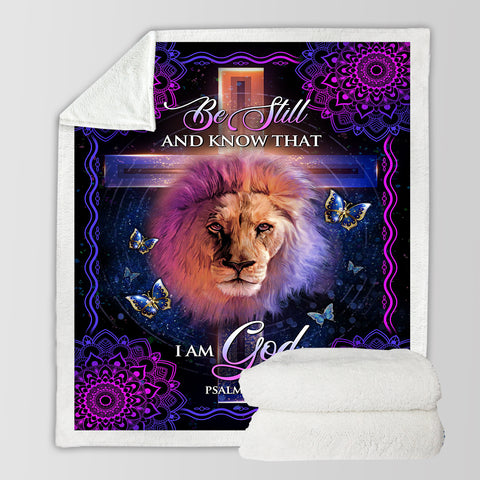 Image of Be Still & Know That I Am God SWMT9805 Fleece Blanket